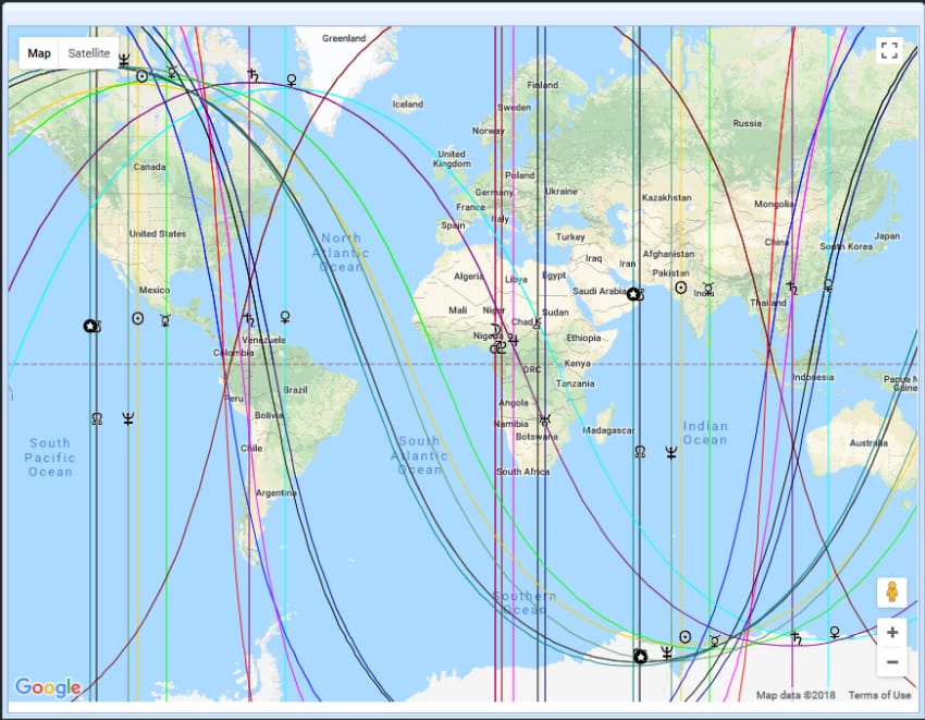 Astrocartography Reading